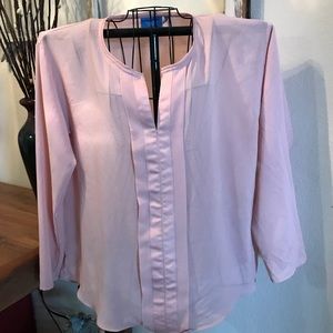 Simply Vera Light Pink Sheer Blouse XL
